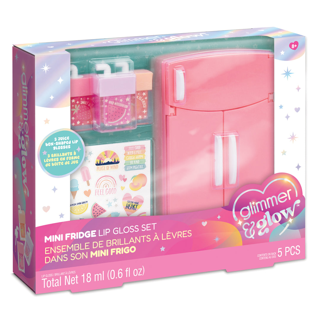 Mini Fridge Lip Gloss Set