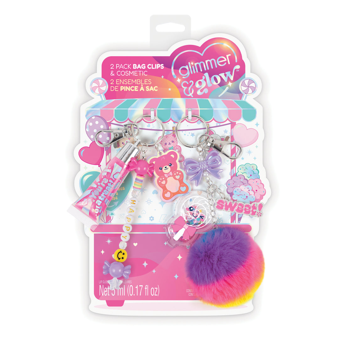 2pk Bag Clips & Cosmetics