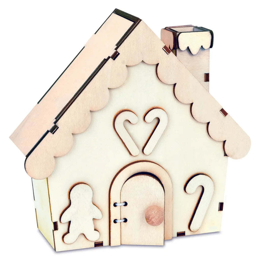 Paint Your Own Gingerbread House