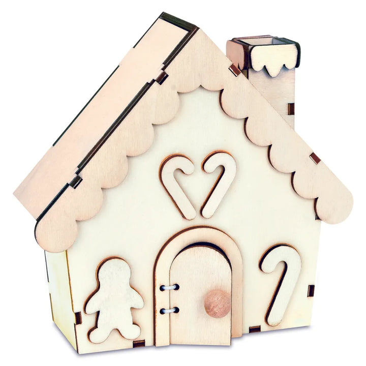 Paint Your Own Gingerbread House