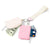 Two Pouch Wristlet Pink/Ivory