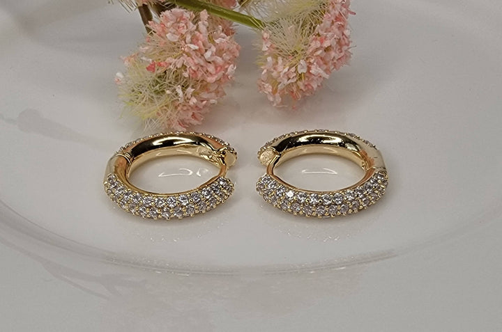 CLICKER EARRINGS.: GOLD - HA79