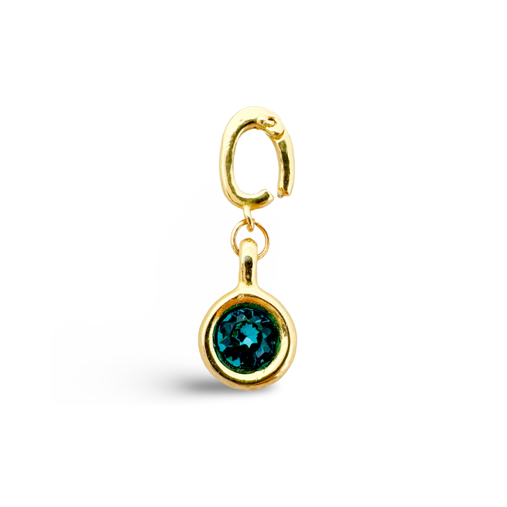 Birthstone Classic Gold Charms: April - Diamond