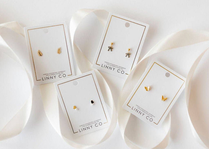 Screwback Stud Earrings - Millie Bow