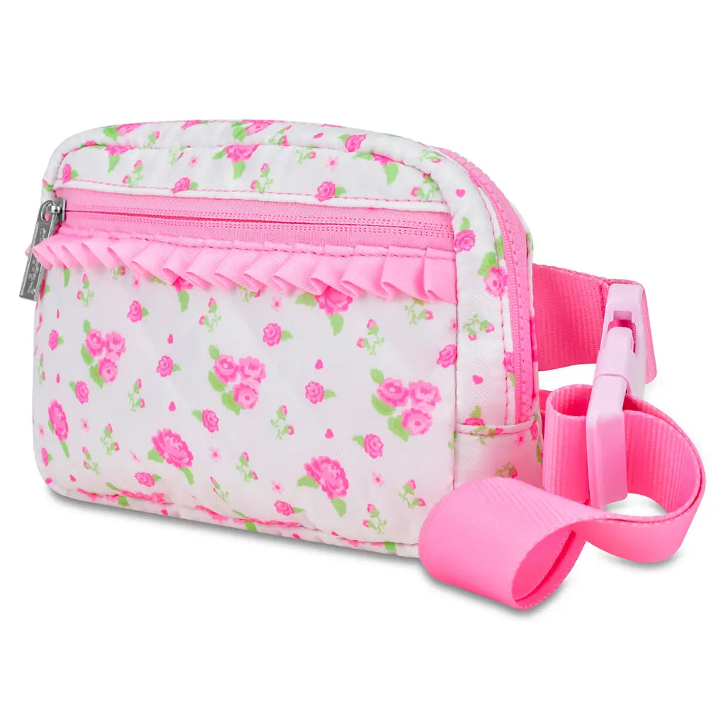 Pretty in Pink Ruffle Belt Bag