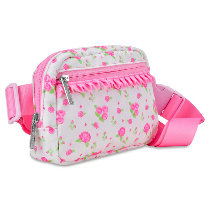 Pretty in Pink Ruffle Belt Bag