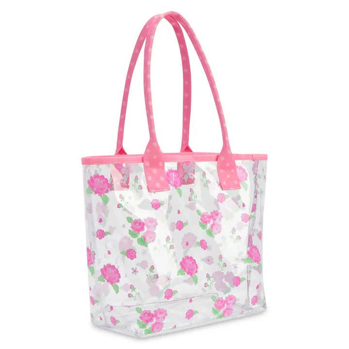 Pretty in Pink Clear Tote Bag