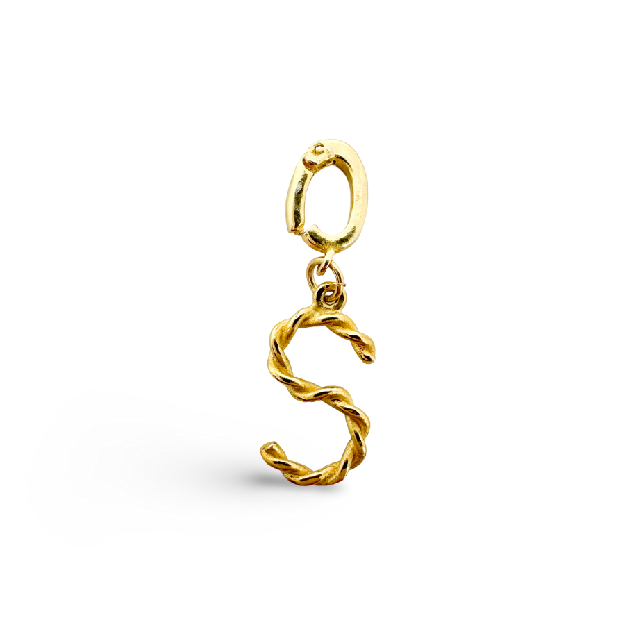 Alphabet Classic Gold Charms: B