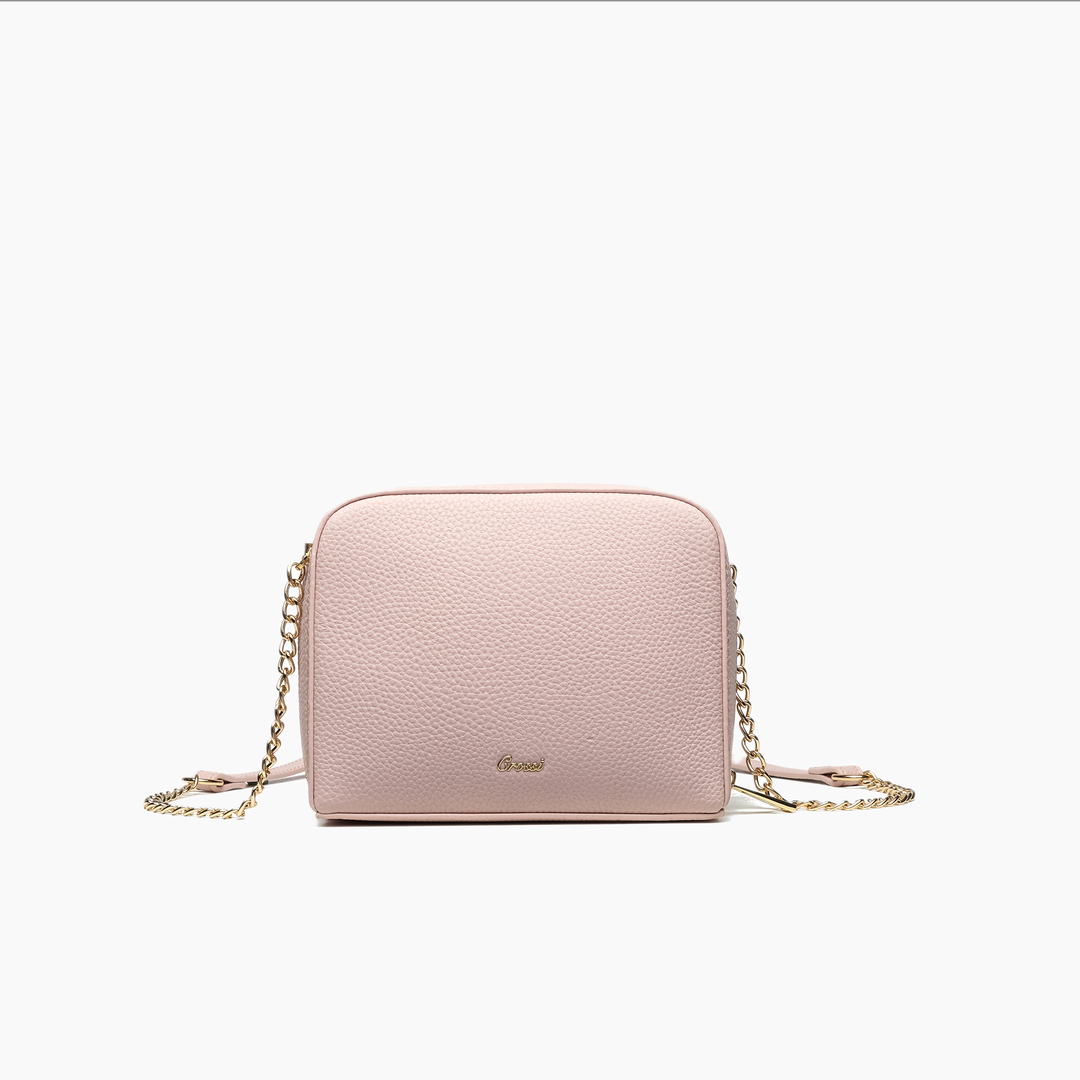 Stylish Boxy Mini Wallet Purse Essentials Pocket for Daily: Blush