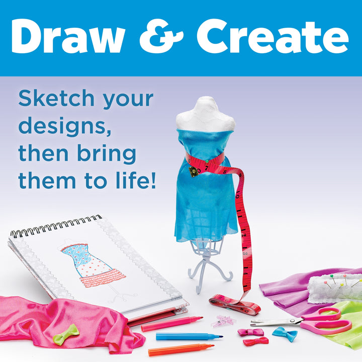 Designed By You Fashion Design Studio Craft Kit For Kids