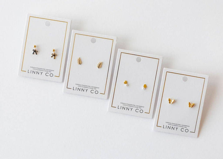 Screwback Stud Earrings - Millie Bow