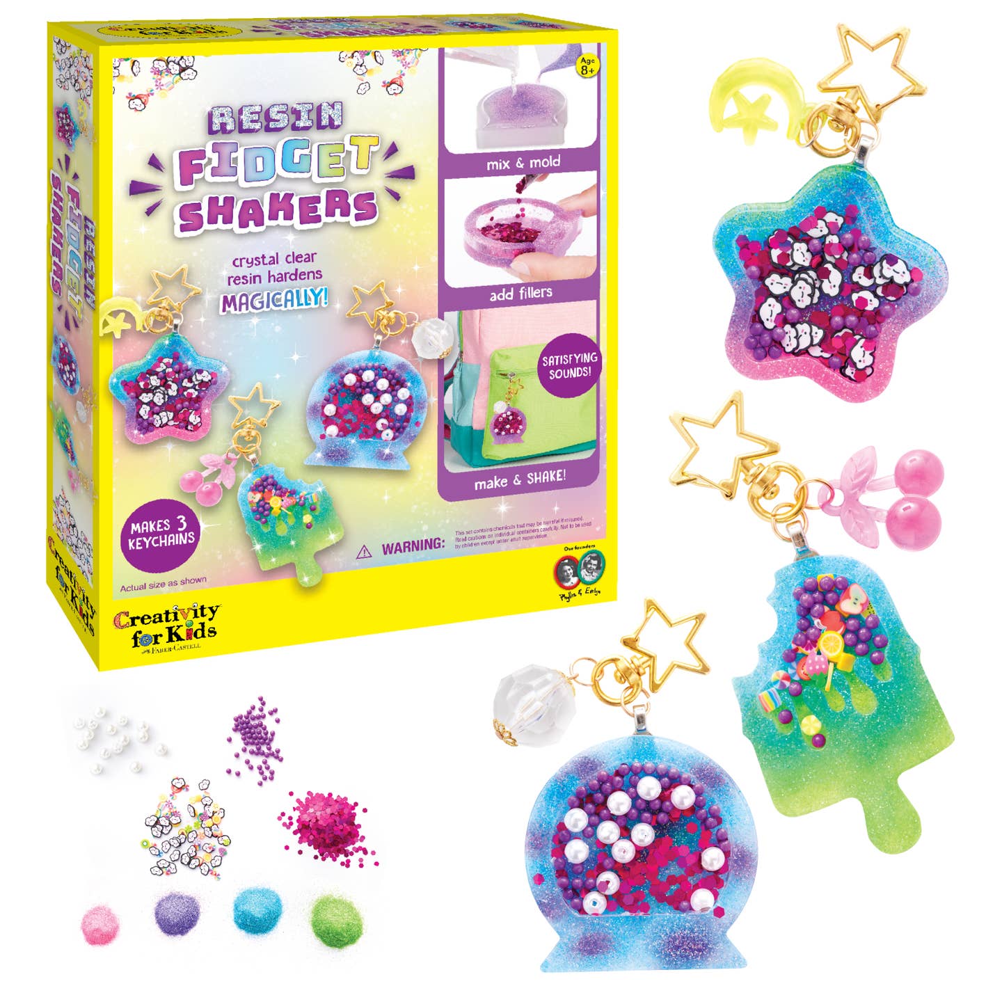 Make Your Own Resin Fidget Shakers Craft Kit For Kids