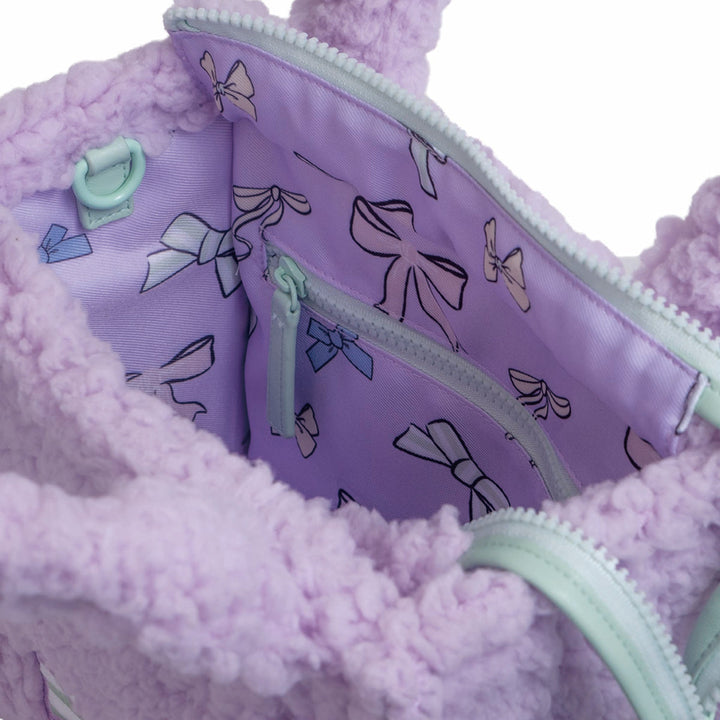 Sherpa Tote Bag - Bows
