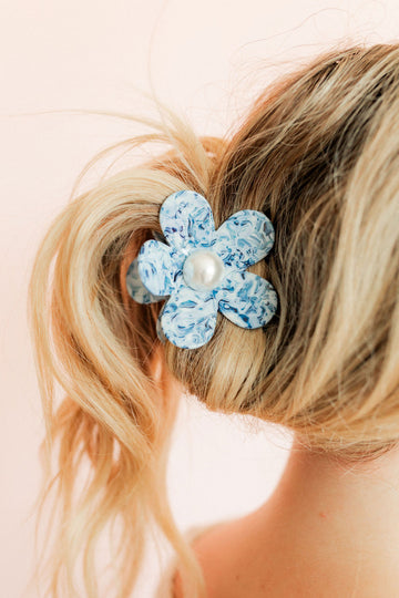 Blue Gigi Hair Clip