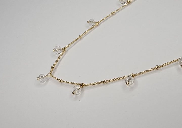 Clear Beaded Necklace