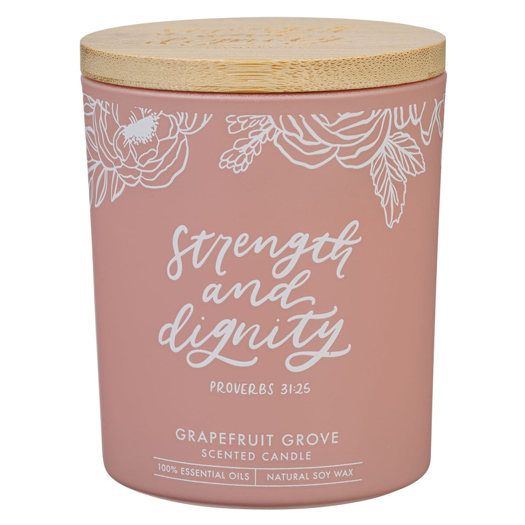 Strength and Dignity Grapefruit Scented Candle
