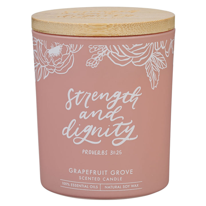 Strength and Dignity Grapefruit Scented Candle