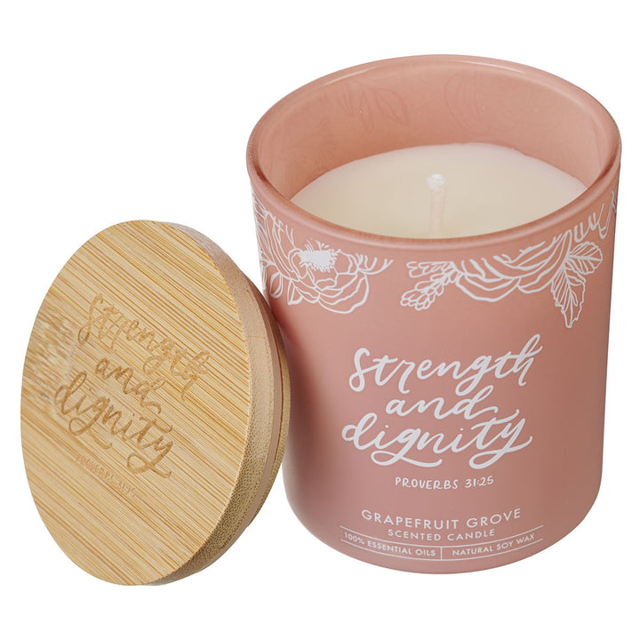Strength and Dignity Grapefruit Scented Candle