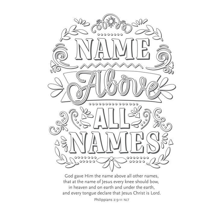 The Name of Jesus Coloring Book
