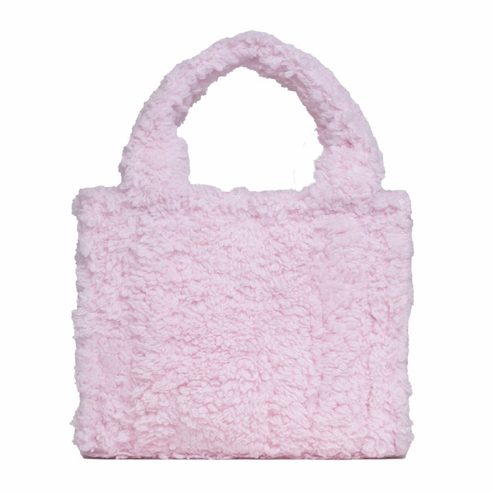 Sherpa Tote Bag - Strawberry Daisy