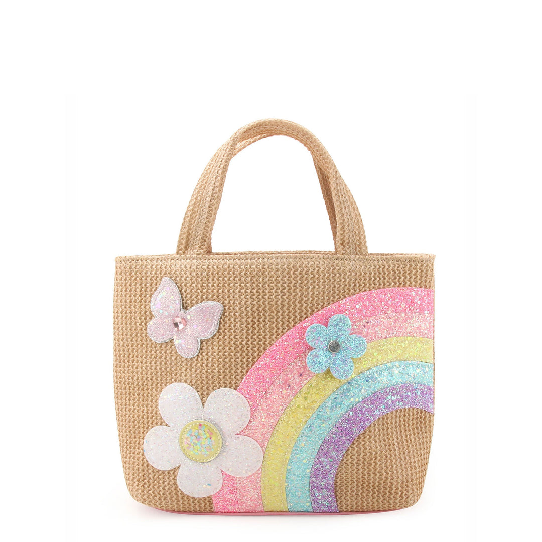 Daisy Straw Tote