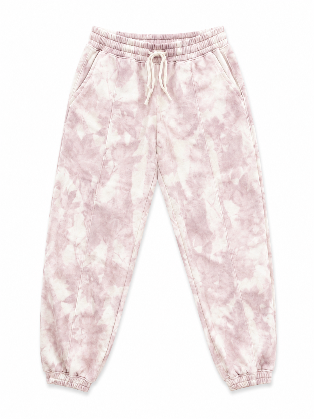 Leaf Printed Fleece Sweatpants
