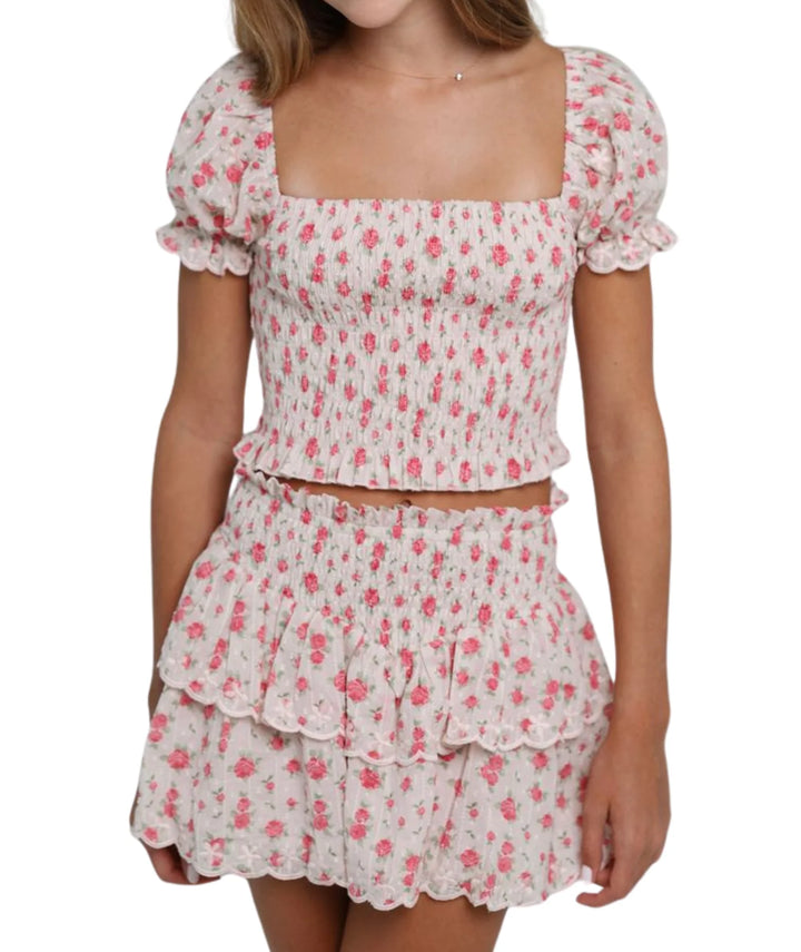 Eden Top in Petite Rose
