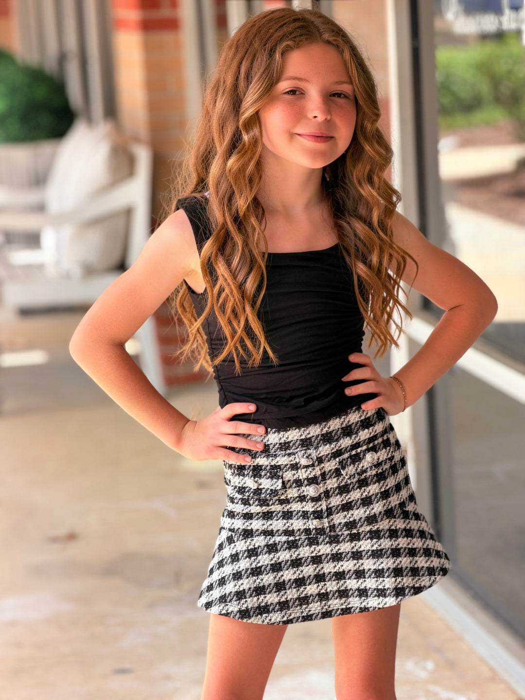 Black Twisted Top