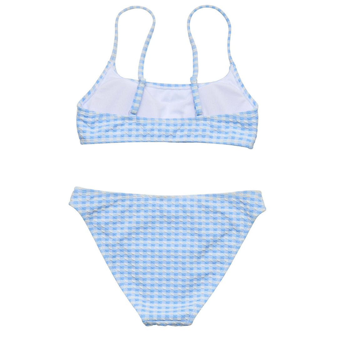 Seaside Gingham Teen Crop Bikini