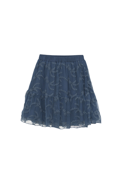 Blue Mesh Skirt