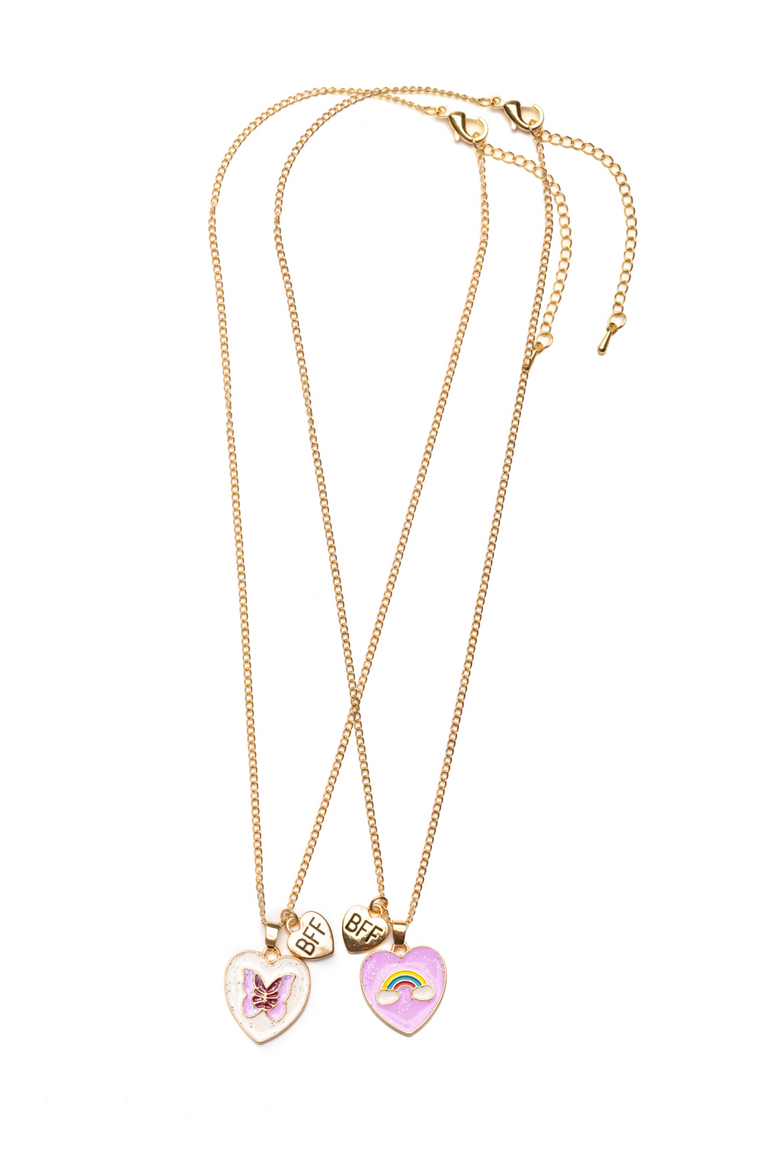 Rainbow Butterfly BFF Necklace