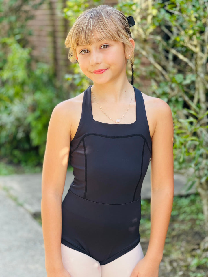BG Black One Piece Ballet Leotard