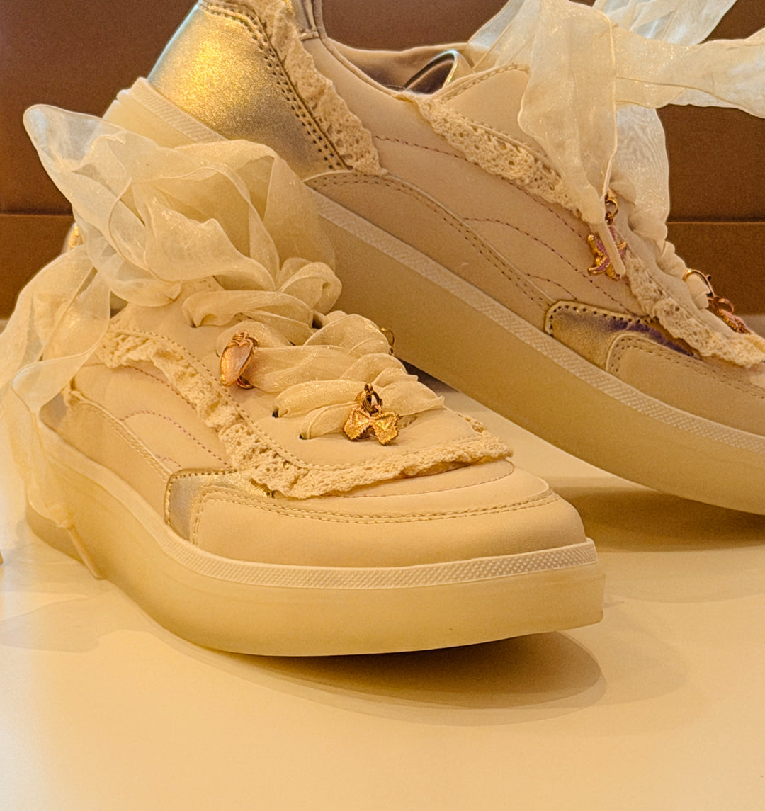 JCider Cream Multi Sneaker