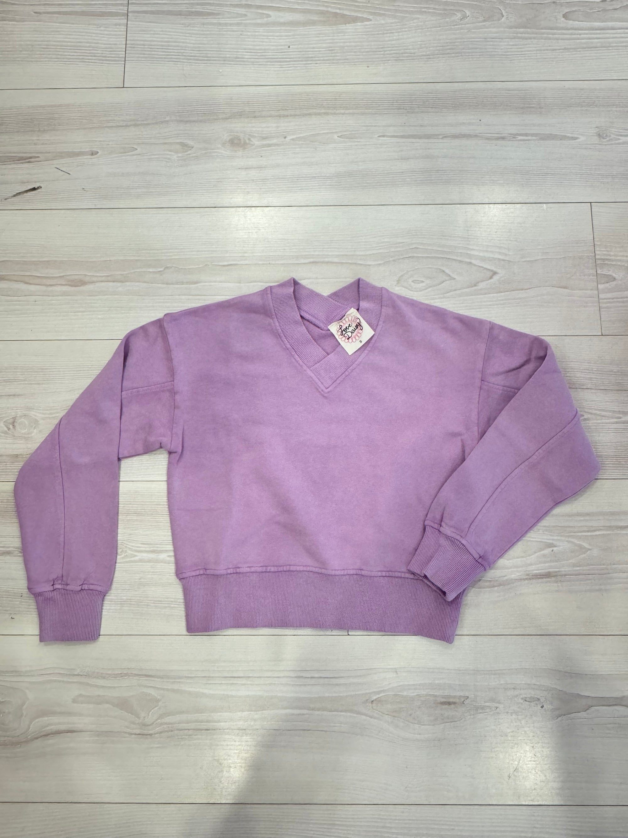 V Neck Sweat Top