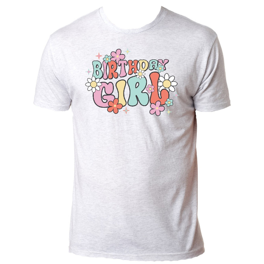 Birthday Girl Heather White T-Shirt