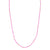 Colored Beaded Necklace Dainty Hot Pink