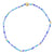 Golden Color Wheel! Bracelets Multi Blue and Turquoise