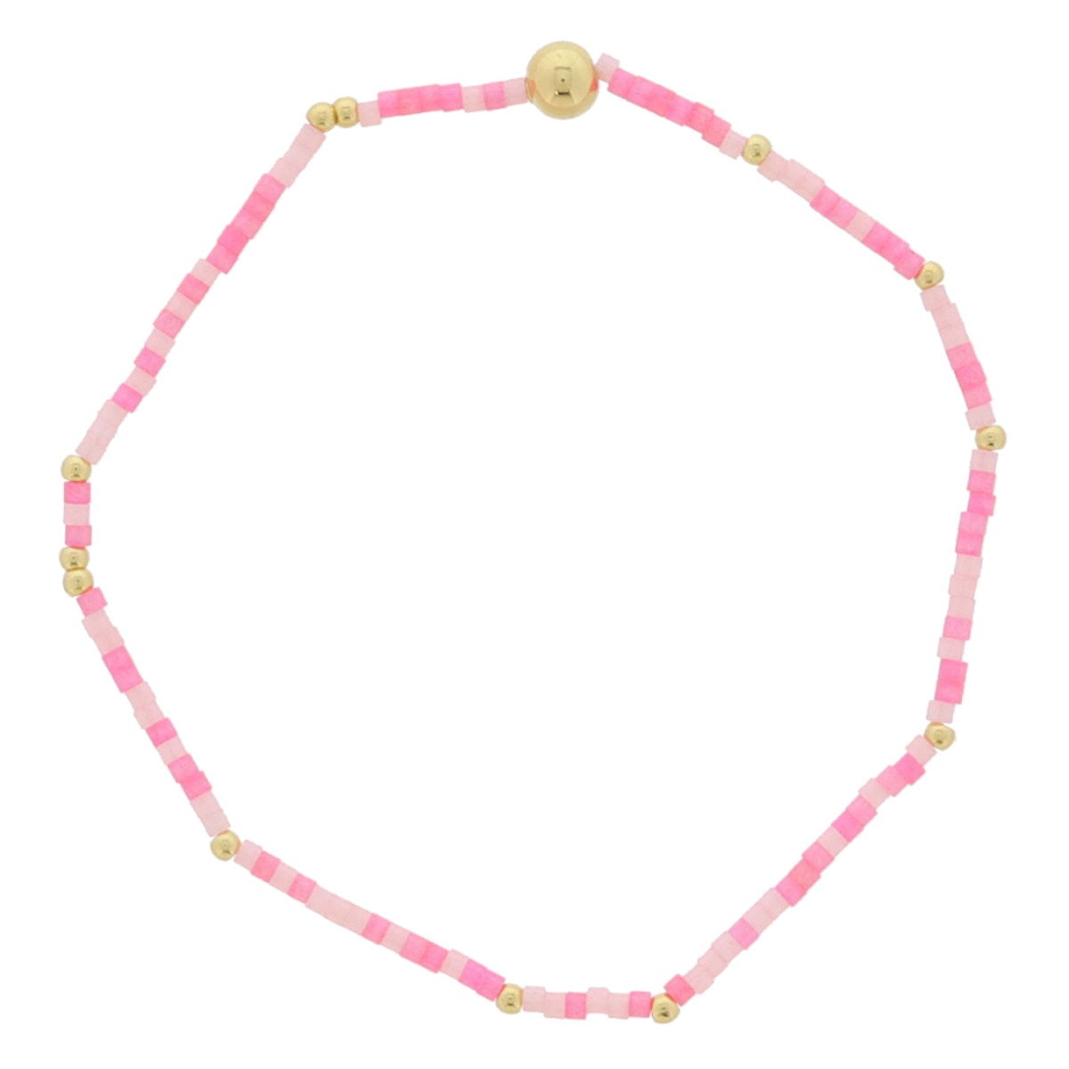 Golden Color Wheel! Bracelet Multi Pink