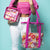 Flower Power Clear Tote with Insert
