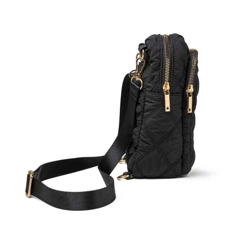 Kedzie Black Cloud 9 Convertible Sling- Black