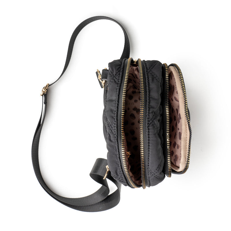 Kedzie Black Cloud 9 Convertible Sling- Black