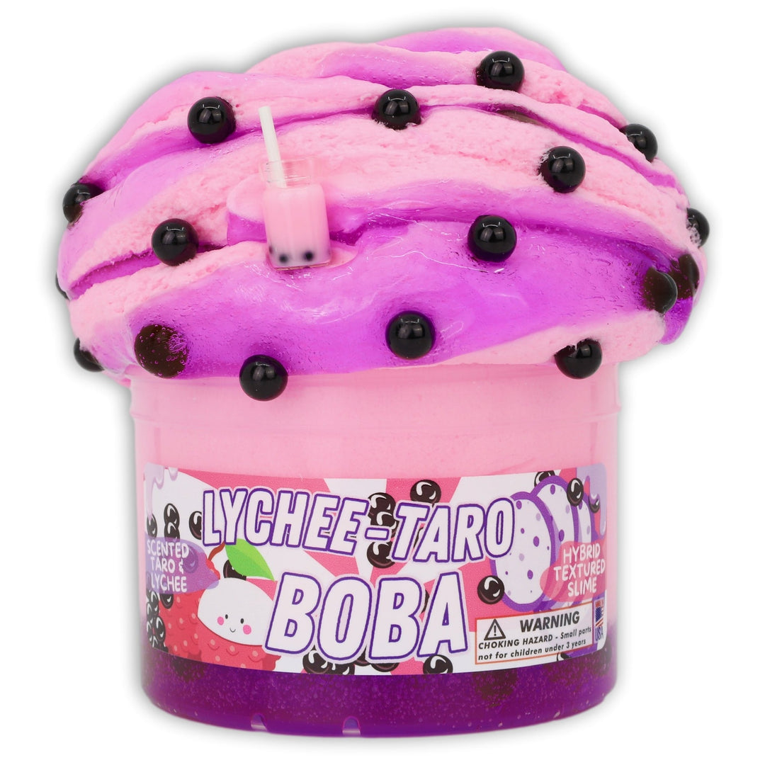 Lychee Taro Boba Slime