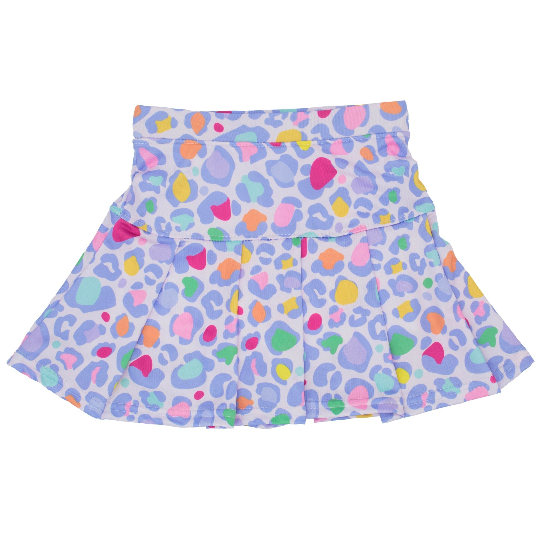 Tennis Skort in Lavender Leopard