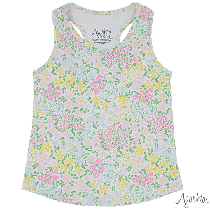 Racer Back Tank Pastel Fields