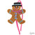 Gingerbread Man Patch Headband