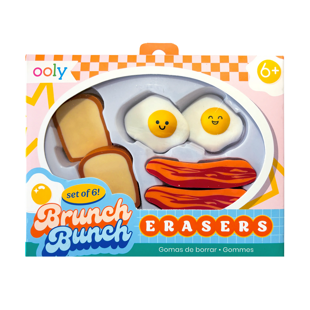 Brunch Bunch Erasers (Set of 6)