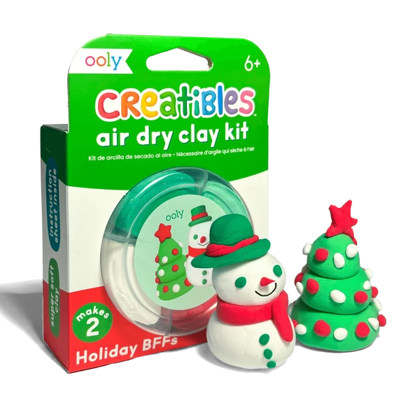 Creatibles Air Dry Clay Jewelry Kit - Holiday BFF's