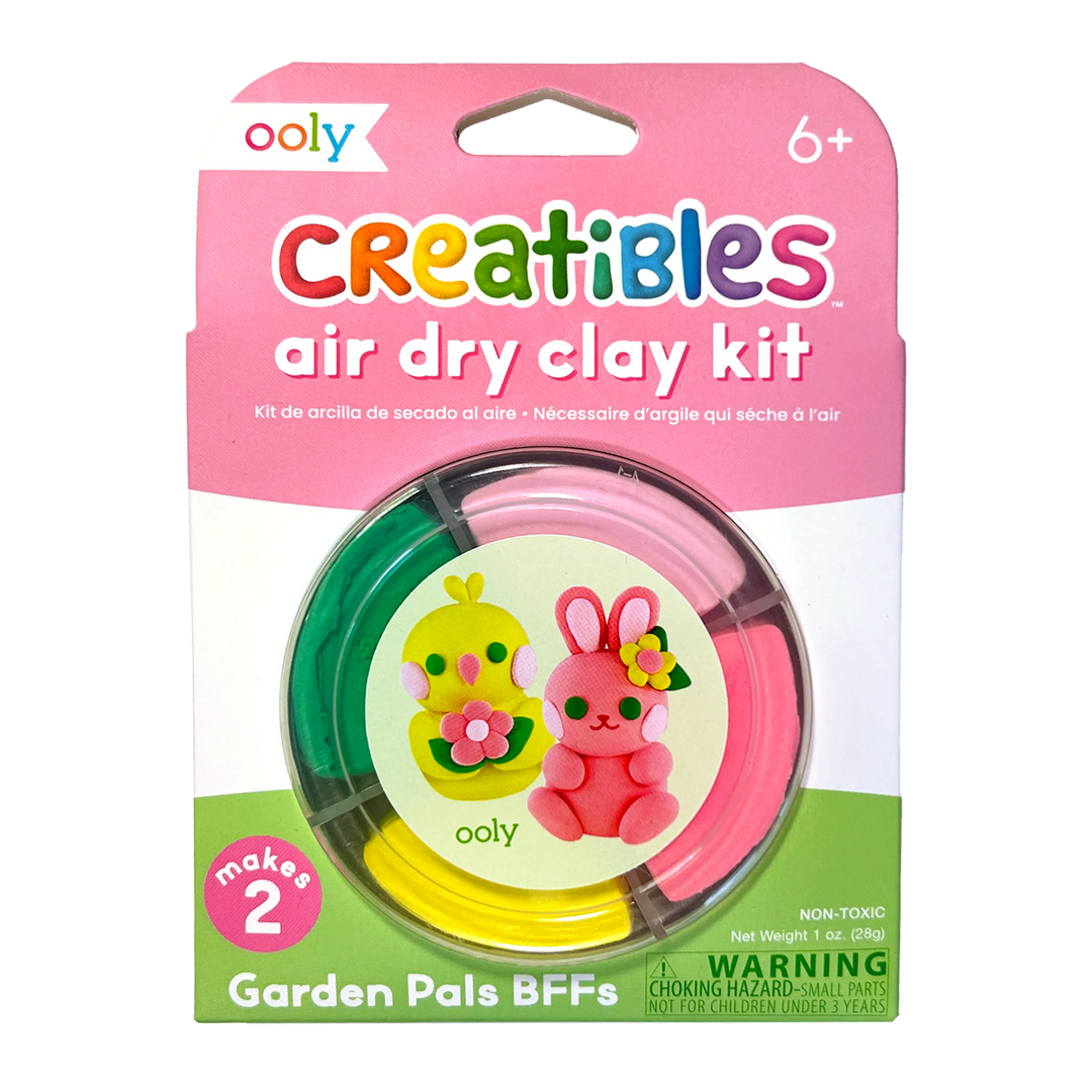 Creatibles: Air Dry Clay BFFs Kit- Garden Pals