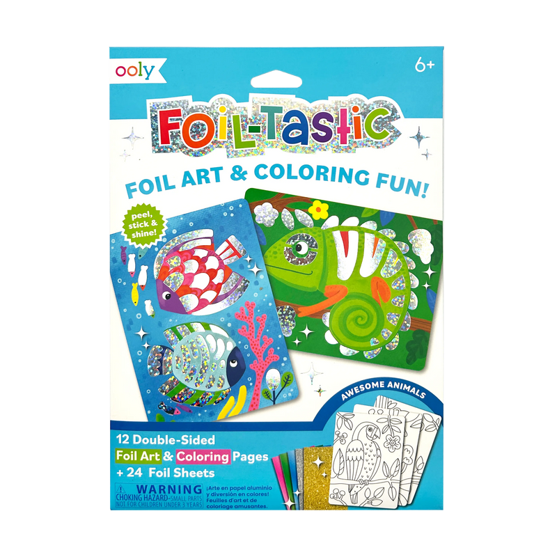 Awesome Animals - Foil-tastic  Foil Art Kit: