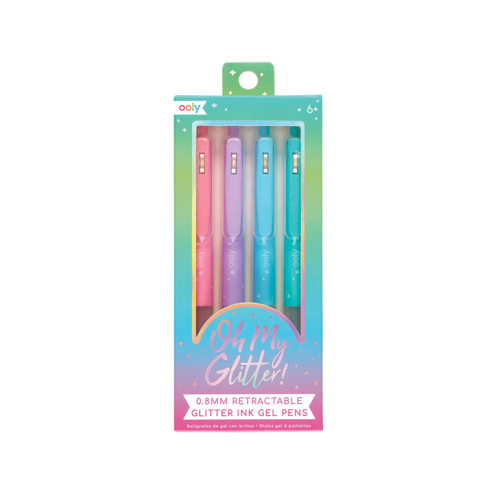Oh My Glitter: Retractable Glitter Ink Gel Pens